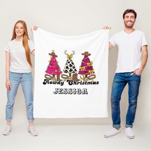 Couverture de Noël Howdy personnalisée (En situation)