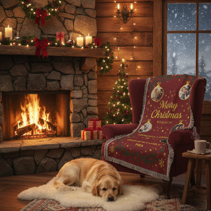 Couverture de Noël personnalisée - Photos personna