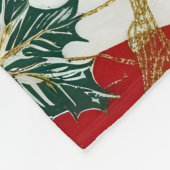 Couverture de Noël rouge et vert Festif (Coin)