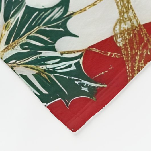 Couverture de Noël rouge et vert Festif (Coin)