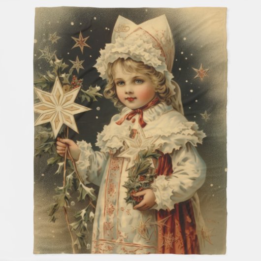 Couverture de Noël Whisper Vintage d'hiver (Devant)