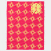 Couverture de nom de personnaliser de fleurs de (Devant)