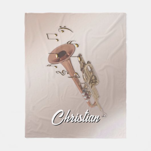 Couverture de nom personnalisé de trompette, Couve (Devant)