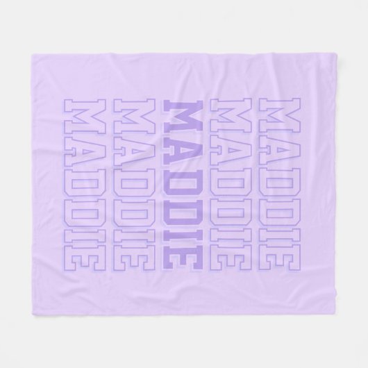 Couverture de nom pourpre tendance (Devant (Horizontal))