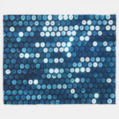 couverture de paillettes bleu brillant (Devant (Horizontal))