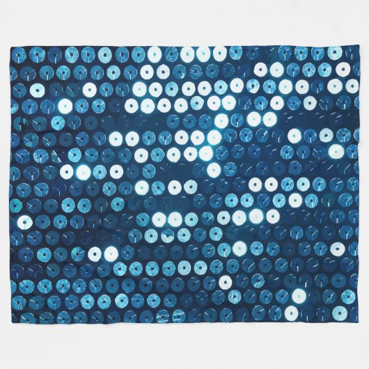 couverture de paillettes bleu brillant (Devant (Horizontal))