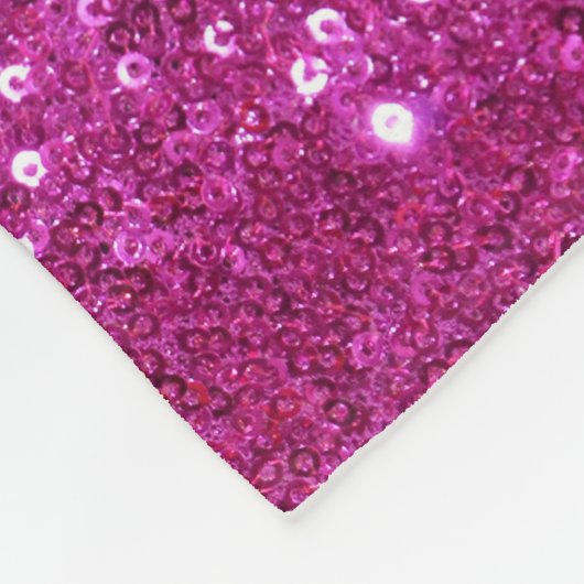 couverture de paillettes roses (Coin)