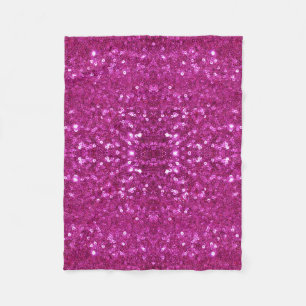 couverture de paillettes roses