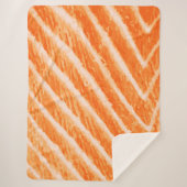 Couverture de peluche texture saumon (Devant)