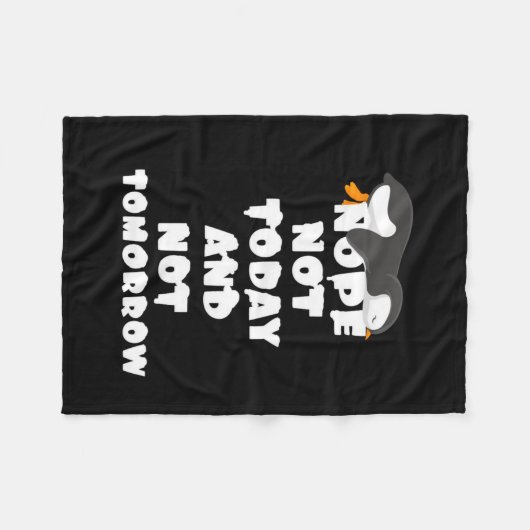 Couverture de pingouin | Couverture de fond de pin (Devant (Horizontal))