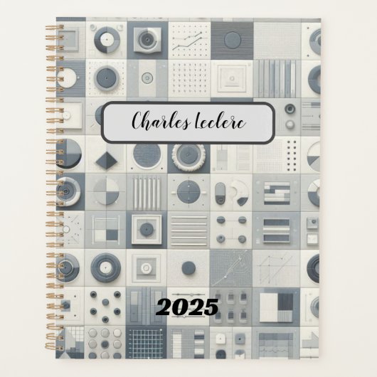 Couverture de plan géométrique moderne (Devant)