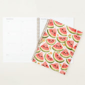 Couverture de planificateur de pastèque heureuse – (Devant avec enveloppe)