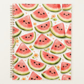 Couverture de planificateur de pastèque heureuse – (Devant)