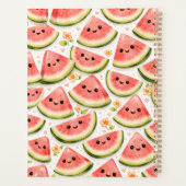 Couverture de planificateur de pastèque heureuse – (Dos)