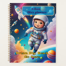 Couverture de planificateur d'espace pour enfants 