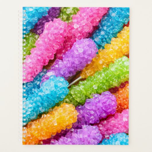 Couverture de planificateur en bonbons de roche – (Devant)