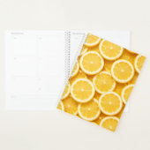 Couverture de planificateur Tranches de Citron Cla (Devant avec enveloppe)