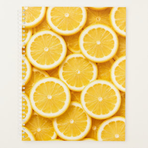 Couverture de planificateur Tranches de Citron Cla