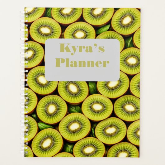 Couverture de planner Fruit de Kiwi (Devant)