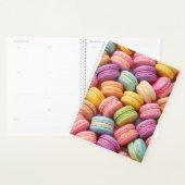 Couverture de planner Macarons Pastel (Devant avec enveloppe)