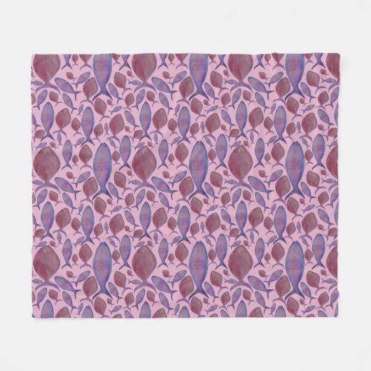 Couverture de poisson rose et violet (Devant (Horizontal))
