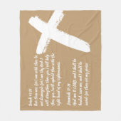 Couverture de prière chrétienne de la Croix blanch (Devant)