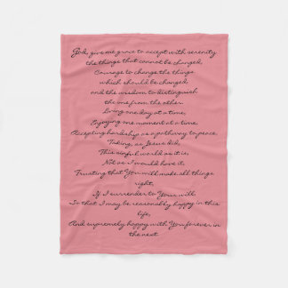 Couverture de prière de sérénité