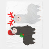 couverture de rennes de noël alpacas (Devant)
