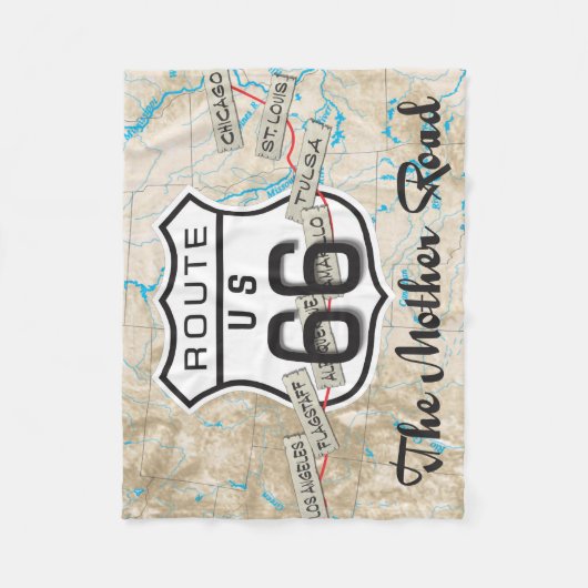 Couverture de route de mère de droite 66 (Devant)