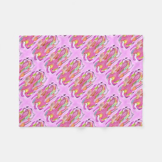 Couverture de ruban de rose d'aquarelle de cancer (Devant (Horizontal))