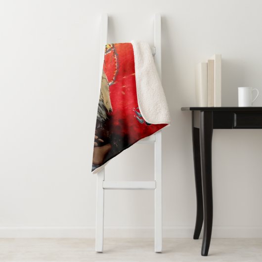 Couverture de Shepra amérindienne confortable (En situation)