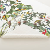 Couverture de Sherpa de faune de collage d'oiseau (3/4)