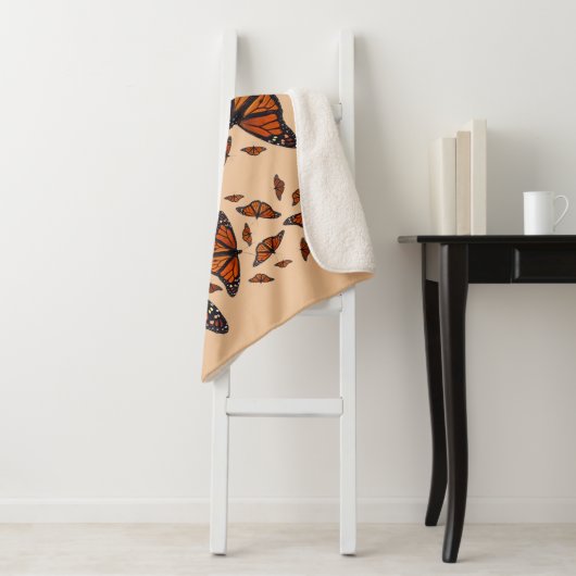 Couverture de Sherpa de mélange de monarque (En situation)