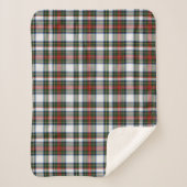 Couverture de Sherpa de plaid de robe de Stewart (Devant)