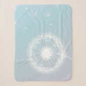 couverture de sherpa pastel Dandelion (Devant)