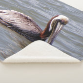 couverture de sherpa pélican Brown (3/4)