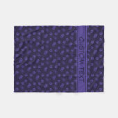 Couverture de signe de paix violette aléatoire ave (Devant (Horizontal))