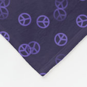 Couverture de signe de paix violette aléatoire ave (Coin)