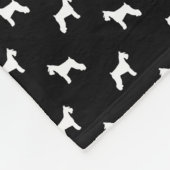 Couverture de silhouette de chien de Schnauzer (Coin)