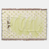 Couverture de sourire de jet de tranches de banane (Devant)