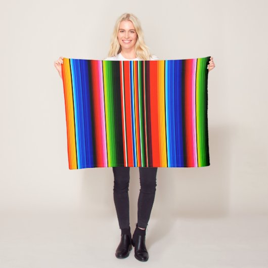 Couverture de style Serape mexicain (En situation)