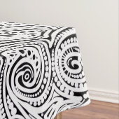 Couverture de table en nappes d'art noir et blanc (In Situ)