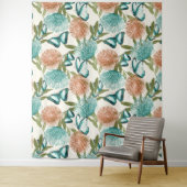 Couverture de tapisserie papillon (En situation)