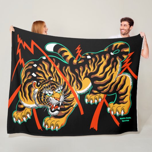 Couverture de tigre par Pliz (En situation)