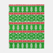 Couverture de tricot de pin vert (Devant)