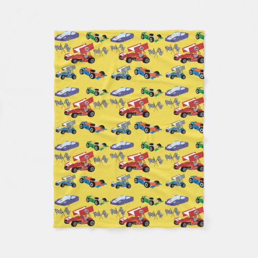Couverture de voiture de course pour enfants (Devant)