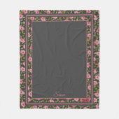 Couverture de voyage fleurie (Devant)