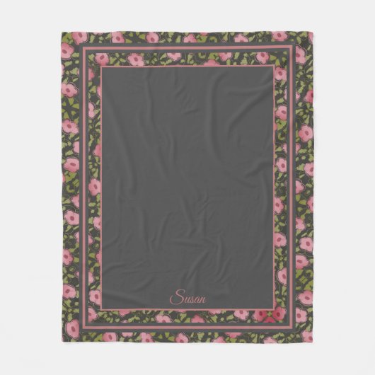 Couverture de voyage fleurie (Devant)