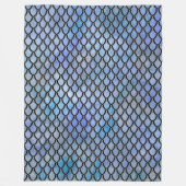 Couverture d'échelle de dragon de noir bleu (Devant)