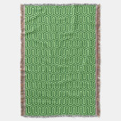 Couverture Déco motif égyptien - vert pin (devant Vertical)